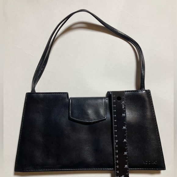 Kookai Vintage 1998 Leather Purse Minimalist Black - Picture 9 of 10